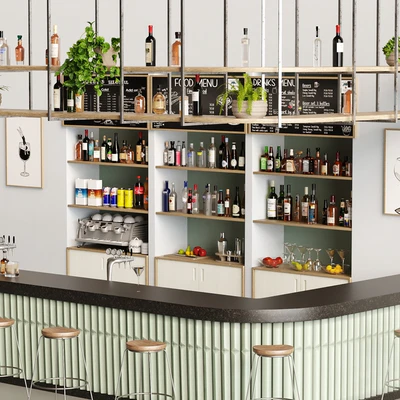 Bar 10 Hotle Bar (70 Bottles + Bar Items) — Ver 3