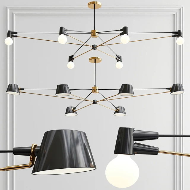 Minimalist Chandelier - 3 type — Download