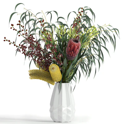 Bouquet in Katsura vase — Ver 1
