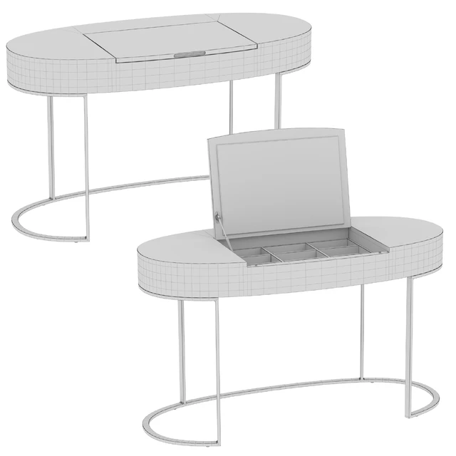 TOILET TABLE WITH MIRROR Garda Decor — Descargar