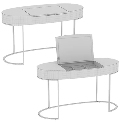 TOILET TABLE WITH MIRROR Garda Decor — Ver 6