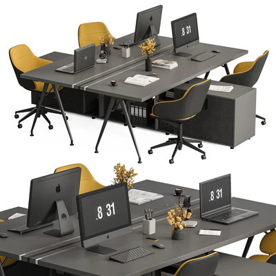 Employee Set - Office Furniture 380 — Ver 5