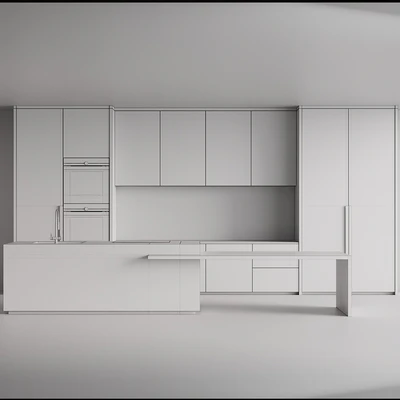 Kitchen with island 006 — Ver 6