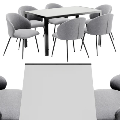 Dining chair Garda Decor and table Derby — Ver 6