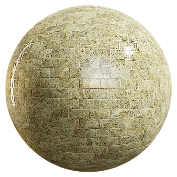jungle green marble brick tiles 001 — Скачать