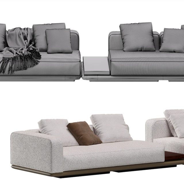 Minotti Horizonte Modular Sofa 09 — Descargar