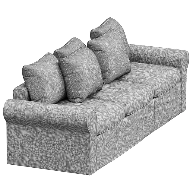 HARLANDA Sleeper sofa, Ljungen medium gray IKEA — Скачать