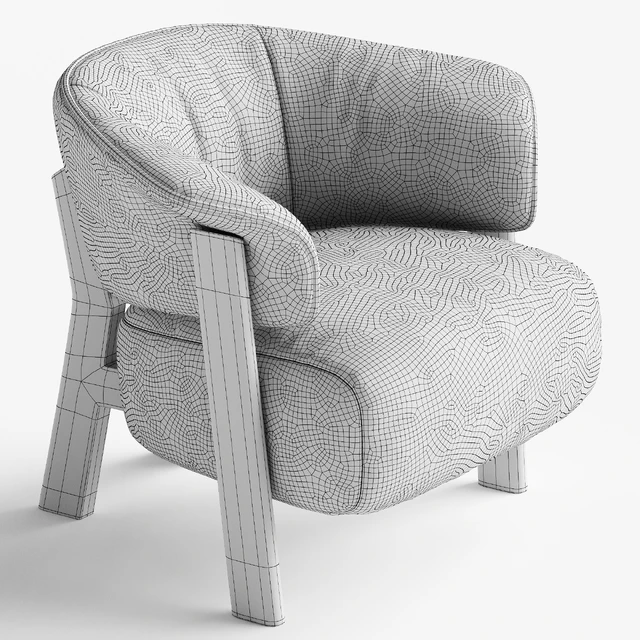 Back Wing Armchair — Скачать