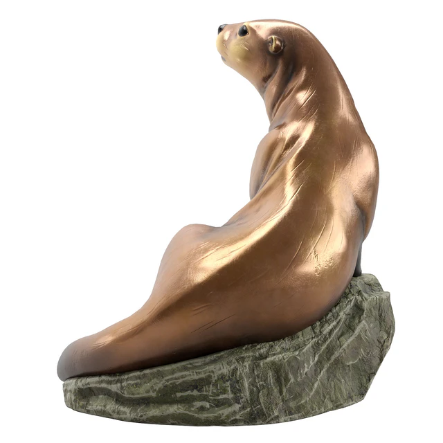 Garden sculpture Otter — Descargar