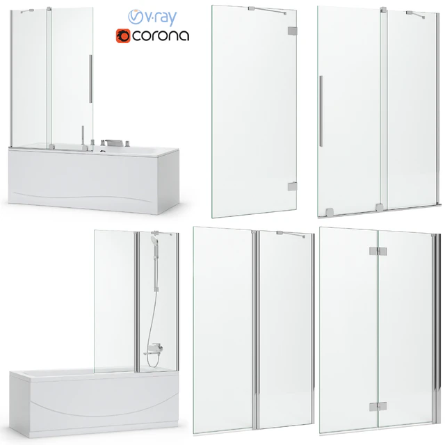 Bath screens and bathtubs Radaway and Ravak set 120 — Descargar