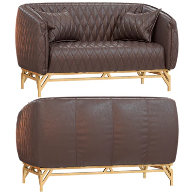 Double sofa Diplomat factory oldloft mebel — Вид 3
