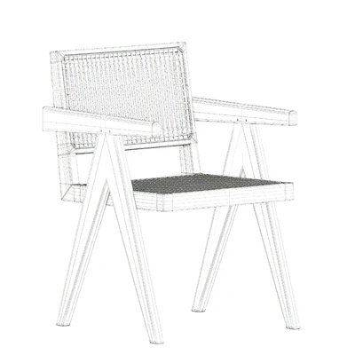 Pierre Jeanneret King chair by Tributeditions — Вид 6