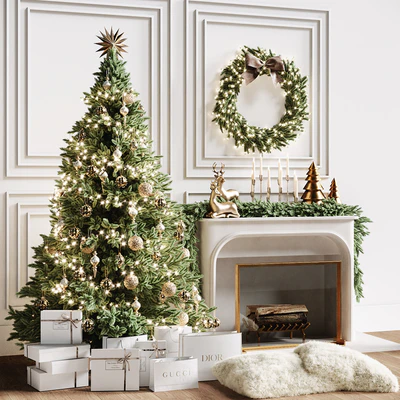 Christmas tree with fireplace 3 — View 4