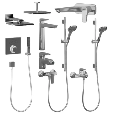 HANSGROHE Set 2 | Rainfinity | Raindance | Talis с регулируемой установкой лейки — Вид 4