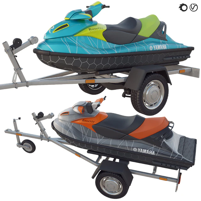 YAMAHA jet ski and trailer — Descargar