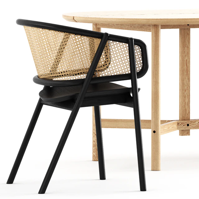 CANE ARMCHAIR – 01, ARCH TABLE – Y BASE — Скачать