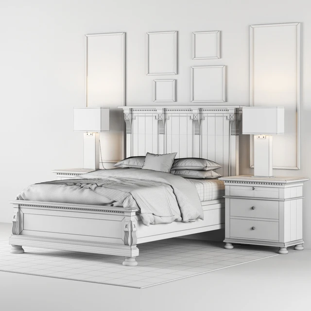 Restoration Hardware ST.JAMES PANEL BED — Скачать