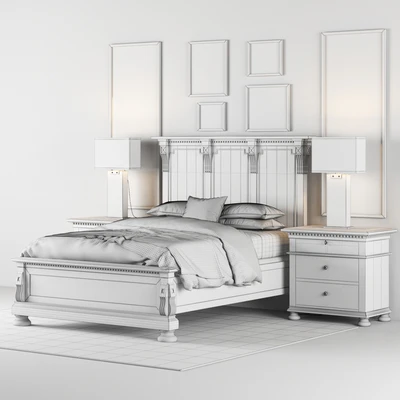 Restoration Hardware ST.JAMES PANEL BED — Вид 3