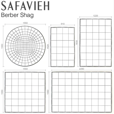 SAFAVIEH BERBER SHAG SET — Вид 1