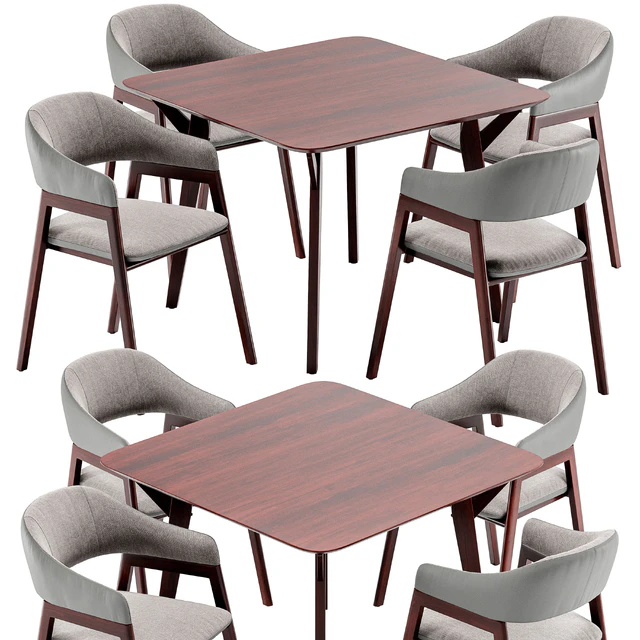 Angel Cerda dining chair and Terong table — Descargar