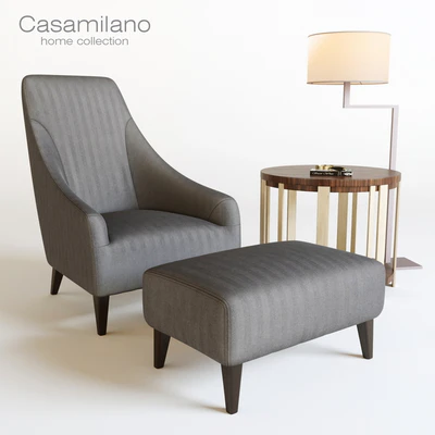 Armchair Casamilano Magenta — Ver 1