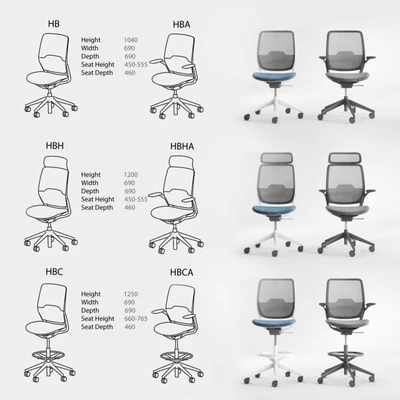 EVA HB Task Chair by Orangebox — Вид 3