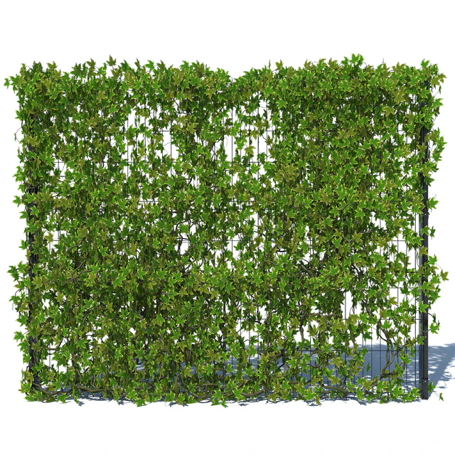 Metal Fence 3D (H - 203) with Ivy v3 — Скачать