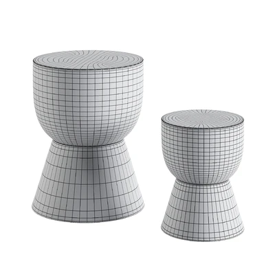 Mark Tuckey eggcup wooden stool — Ver 2