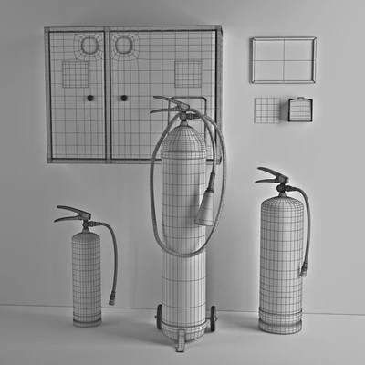 Fire extinguishers and fire cabinet — Ver 3