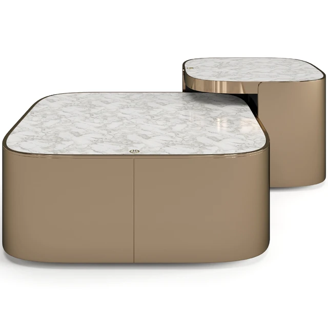 Luxence Luxury Living Parsons coffee tables set — Скачать