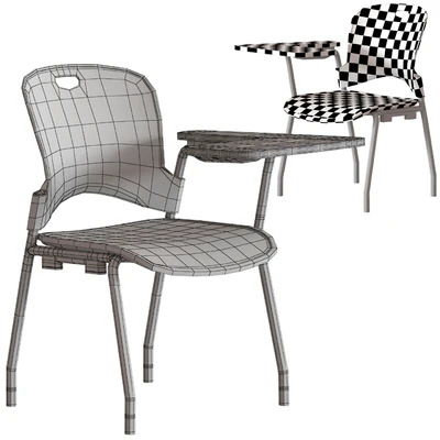 Herman Miller Caper Stacking Chair with table — Вид 6