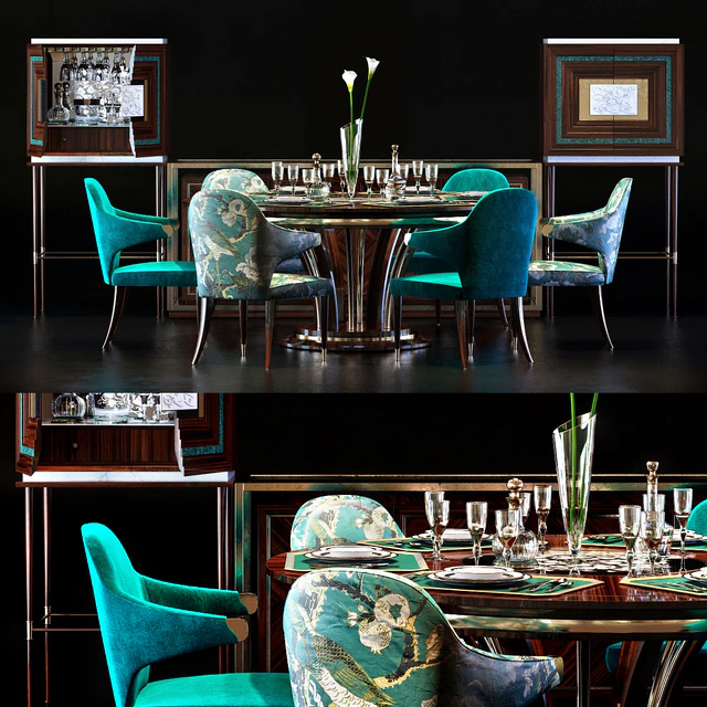 Zanaboni Contemporary Dining Set — Descargar