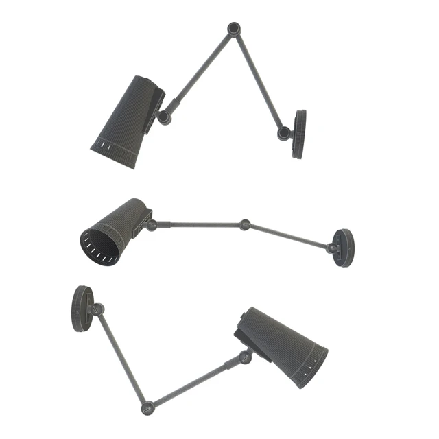 Antonio Adjustable Two Arm Wall Lamp — Descargar