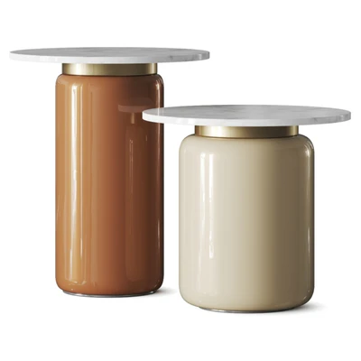 Anthropologie Infinity Glass Side Table — descargar