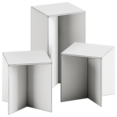 Exenza LIFT X Square glass coffee tables — Вид 5
