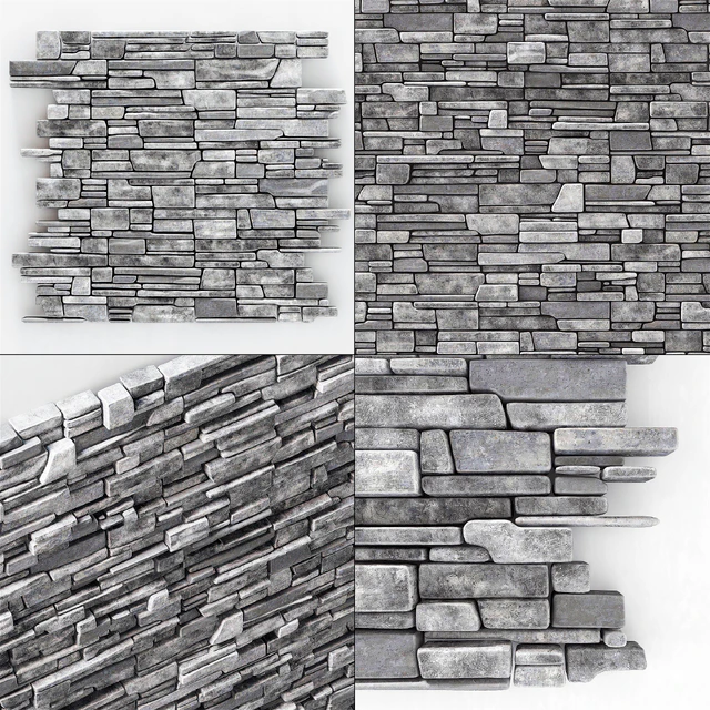 Wall stone clincer rock decor n1 / Каменная клинкерная стена — Скачать