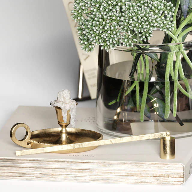 Decorative set 018 with coffee and bouquet — Descargar