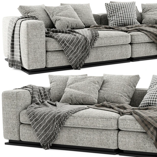 Minotti Leonard 2 Seats Sofa — Скачать