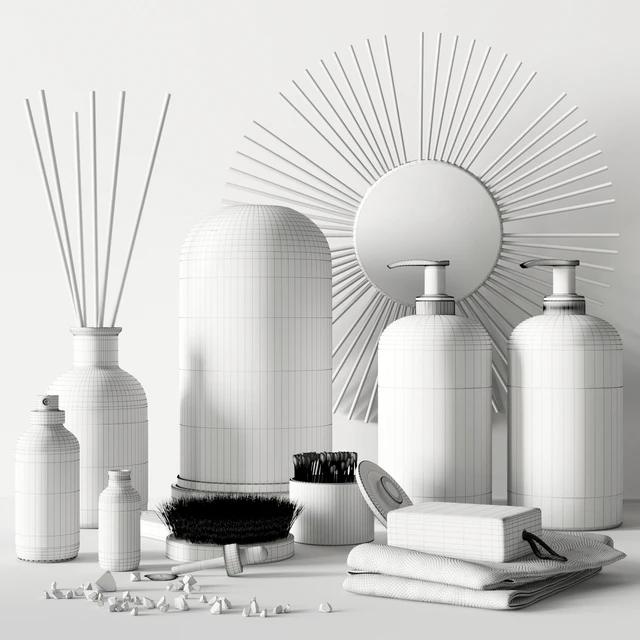 Elegant bathroom accessories — Descargar