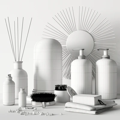 Elegant bathroom accessories — Ver 3