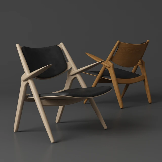 Carl Hansen CH28 Sawhorse Easy Chair — Descargar
