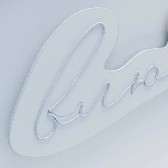 Neon text 07 love — Скачать