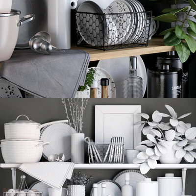 Decorative set for the kitchen 2 — Ver 3