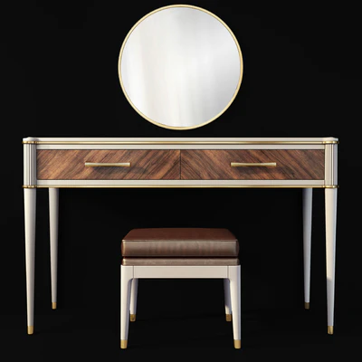Dressing table / console with mirror Venice. Dressing table, vanity by Classico Italiano — Ver 3