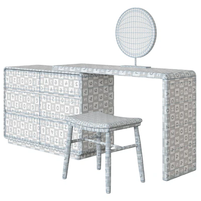 GVAwood telescopic dressing table — Ver 6