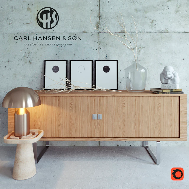 Carl Hansen Credenza decor set — Descargar