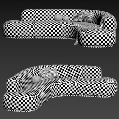Eichholtz Sofa Bjorn Boucle Sand — Ver 7