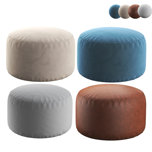 POLLON Round Pouf — Descargar