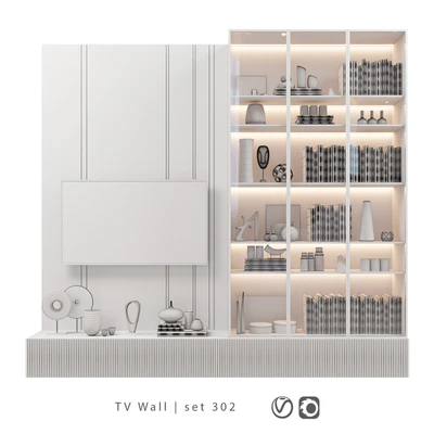 TV Wall | set 302 — Ver 2