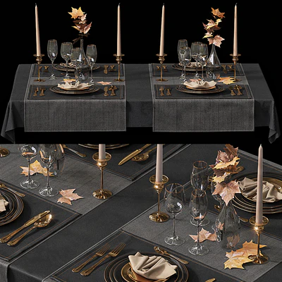 Сервировка стола / Table setting 2 — Вид 1